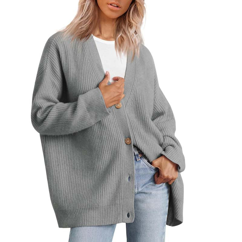 Soreya – Oversized damesvest met knoopsluiting