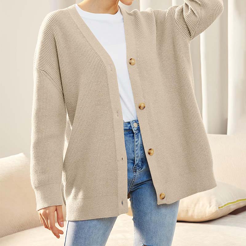 Soreya – Oversized damesvest met knoopsluiting