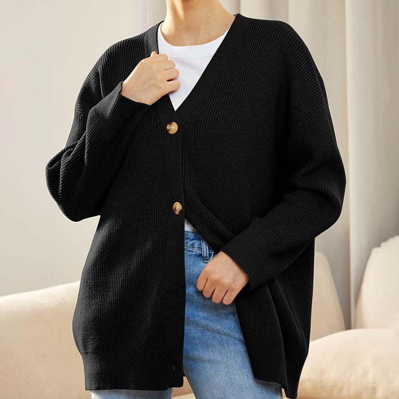 Soreya – Oversized damesvest met knoopsluiting