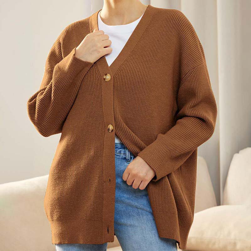 Soreya – Oversized damesvest met knoopsluiting
