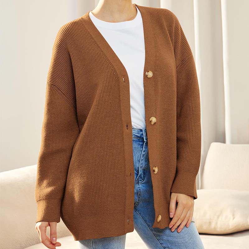 Soreya – Oversized damesvest met knoopsluiting