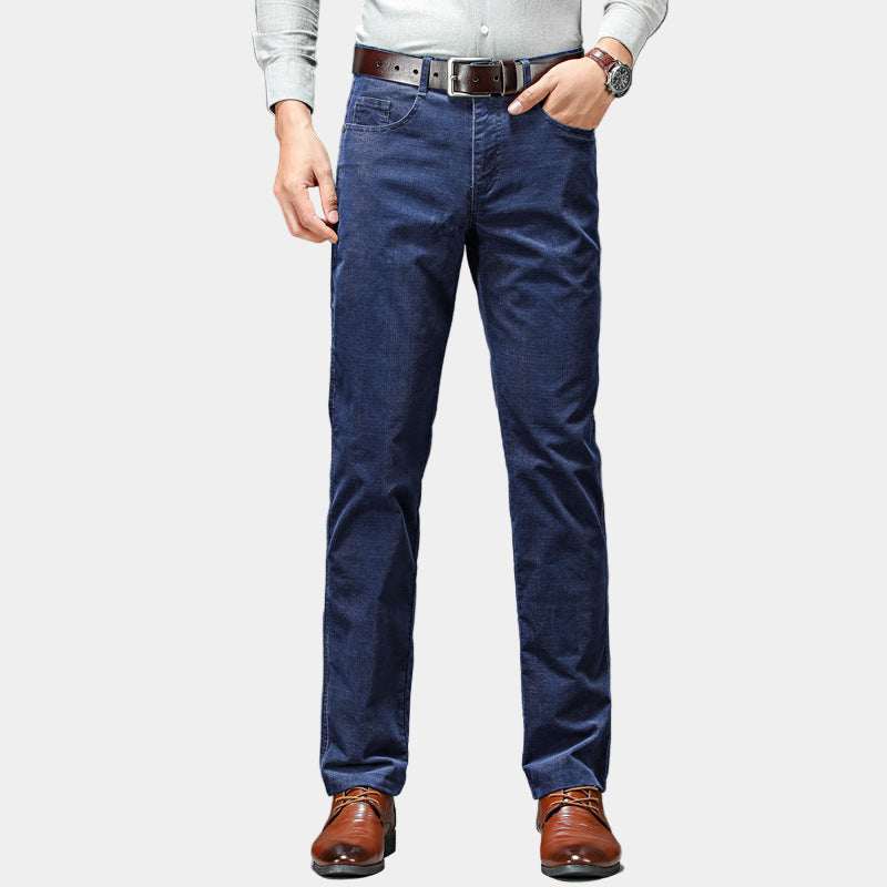 Heren Corduroy Broek met Stretch | Zacht, stijlvol en comfortabel in beweging