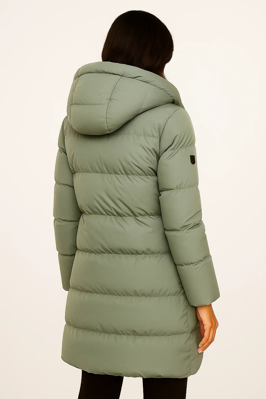Dames Lange Puffer Jas | Gewatteerde jas met isolatie