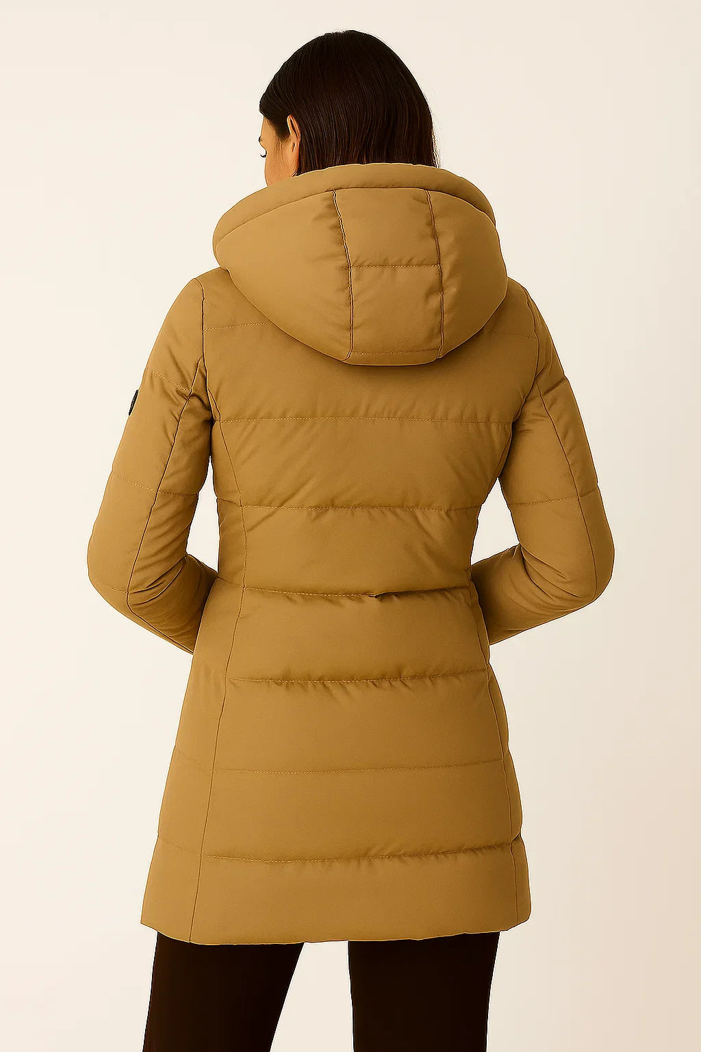 Dames Lange Puffer Jas | Gewatteerde jas met isolatie
