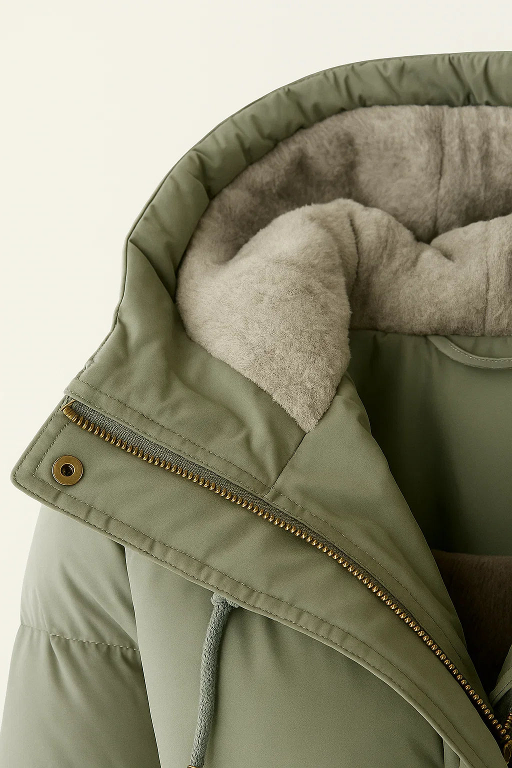 Dames Lange Puffer Jas | Gewatteerde jas met isolatie