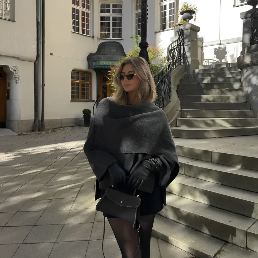 Selira – Dames sjaal jas met stijlvolle elegantie