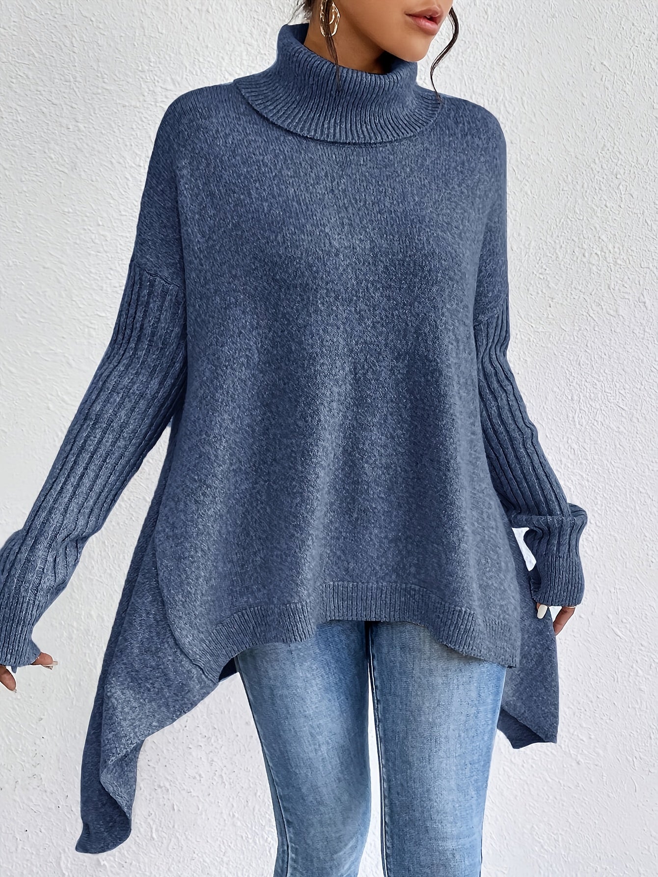 Dames Coltrui | Oversized pasvorm met turtleneck