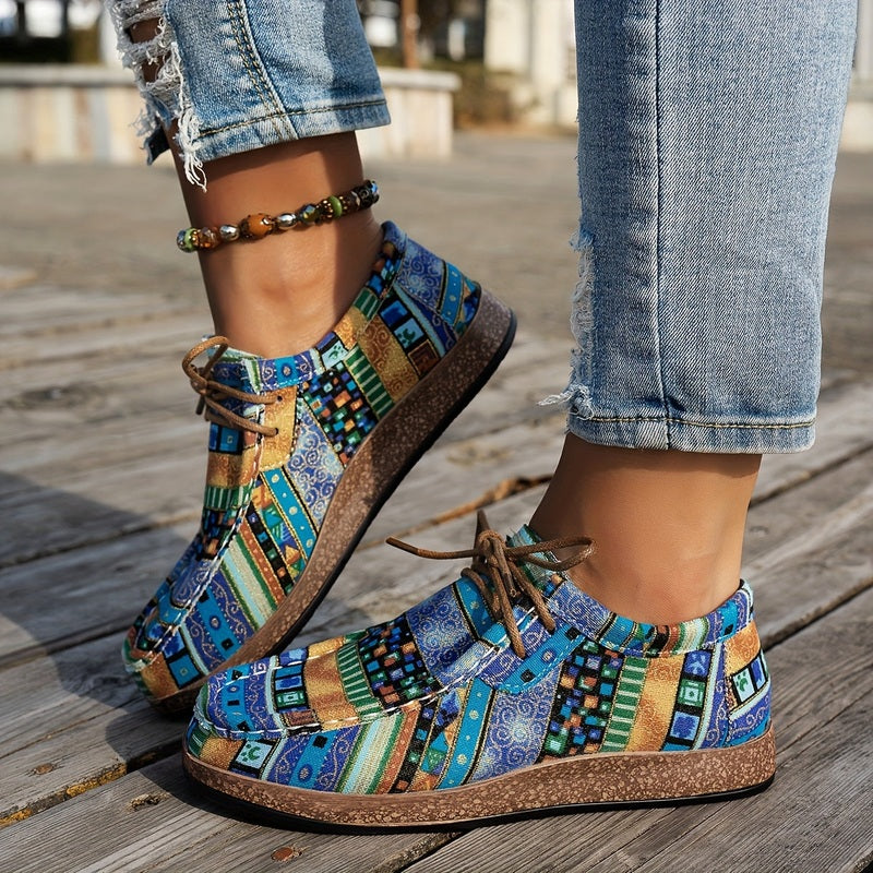 Zamira – Kleurrijke dames schoenen met unieke boho-look
