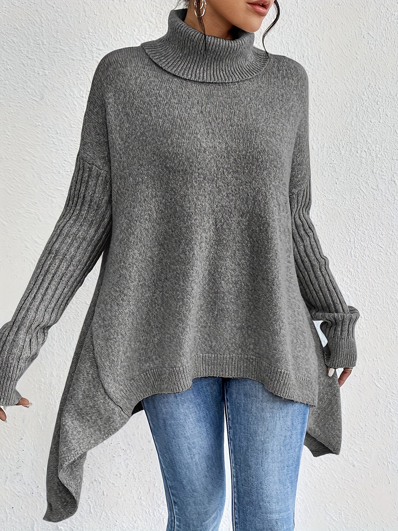 Dames Coltrui | Oversized pasvorm met turtleneck
