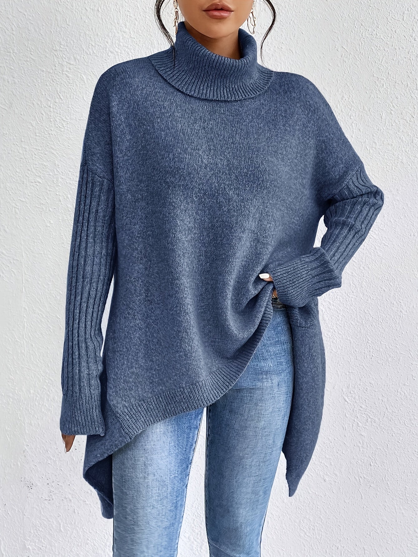 Dames Coltrui | Oversized pasvorm met turtleneck