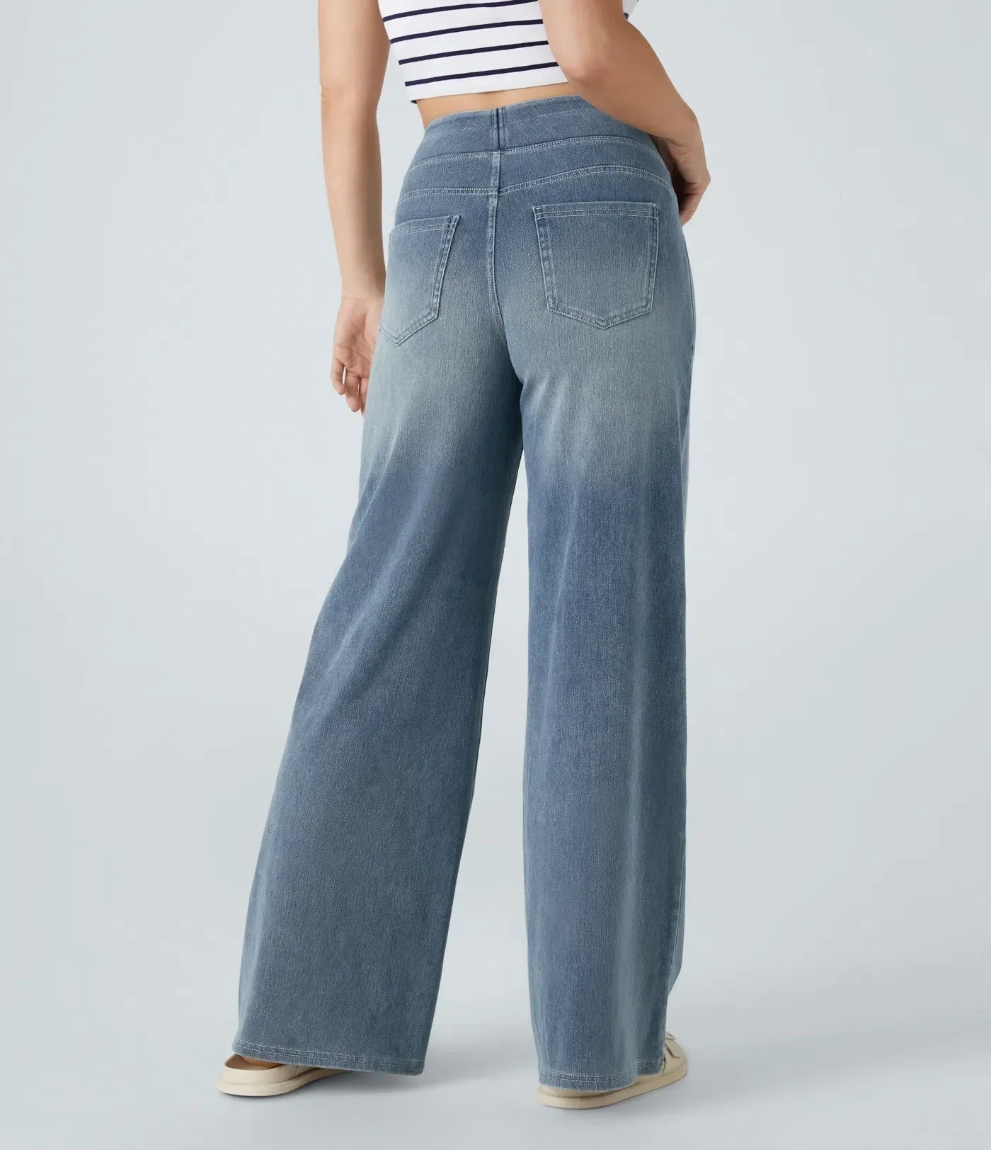 Dames High-Waist Stretch Broek | Comfortabele pasvorm met corrigerende tailleband
