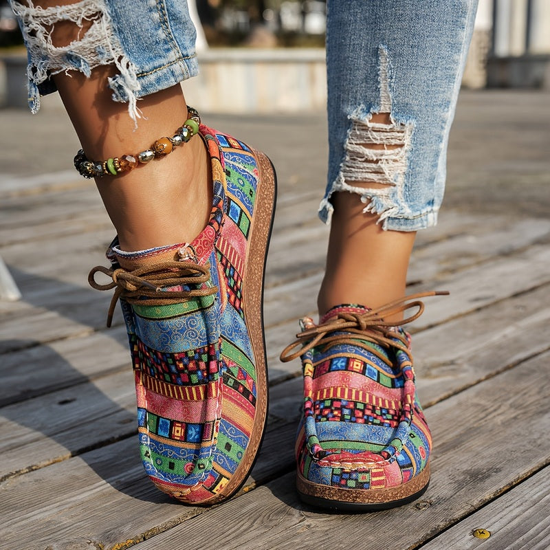 Zamira – Kleurrijke dames schoenen met unieke boho-look