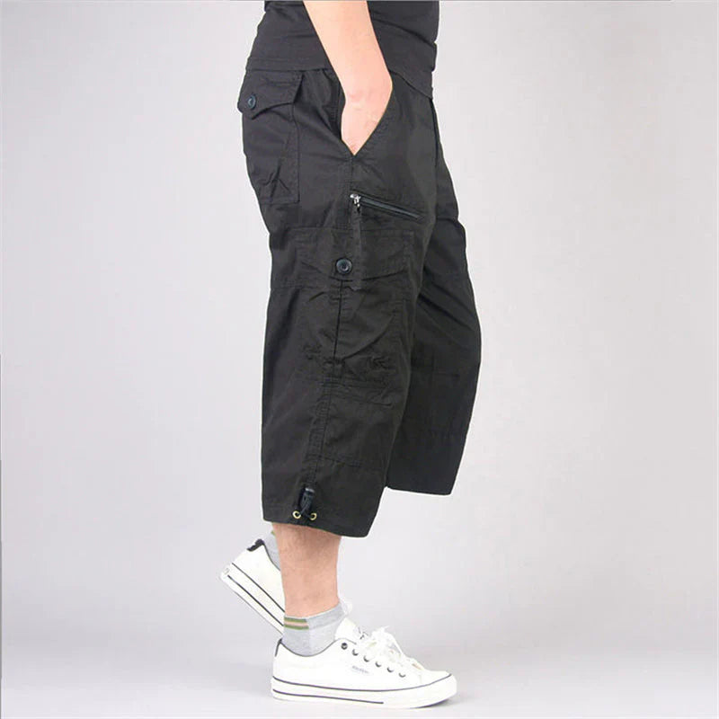 Kick – Heren 3/4 cargo broek met outdoor comfort