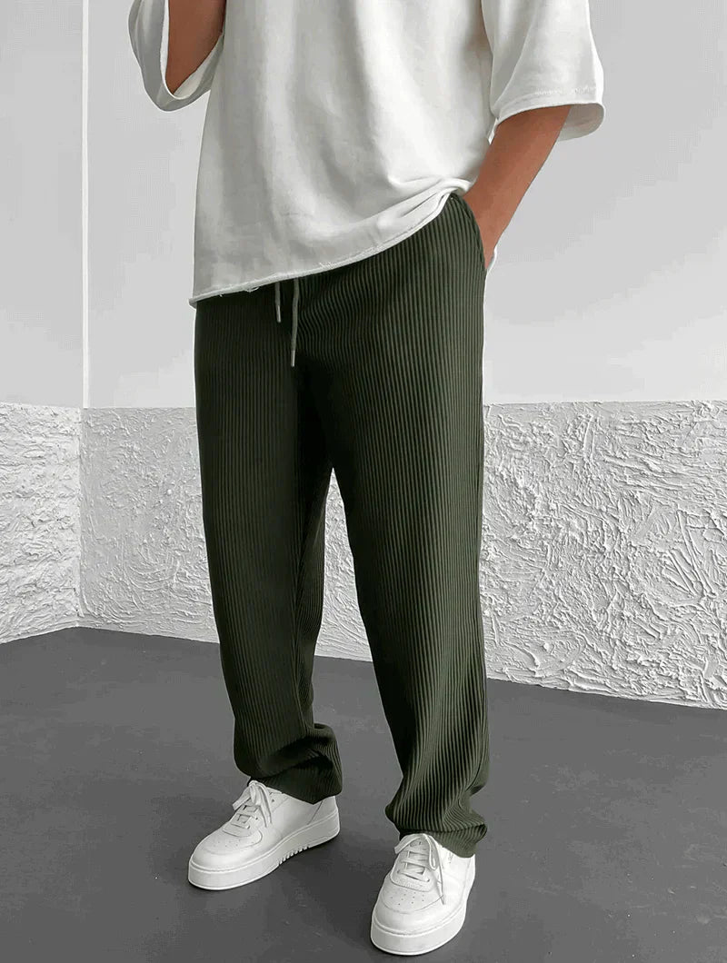 Heren Corduroy Broek | Relaxed fit met tijdloze ribstructuur
