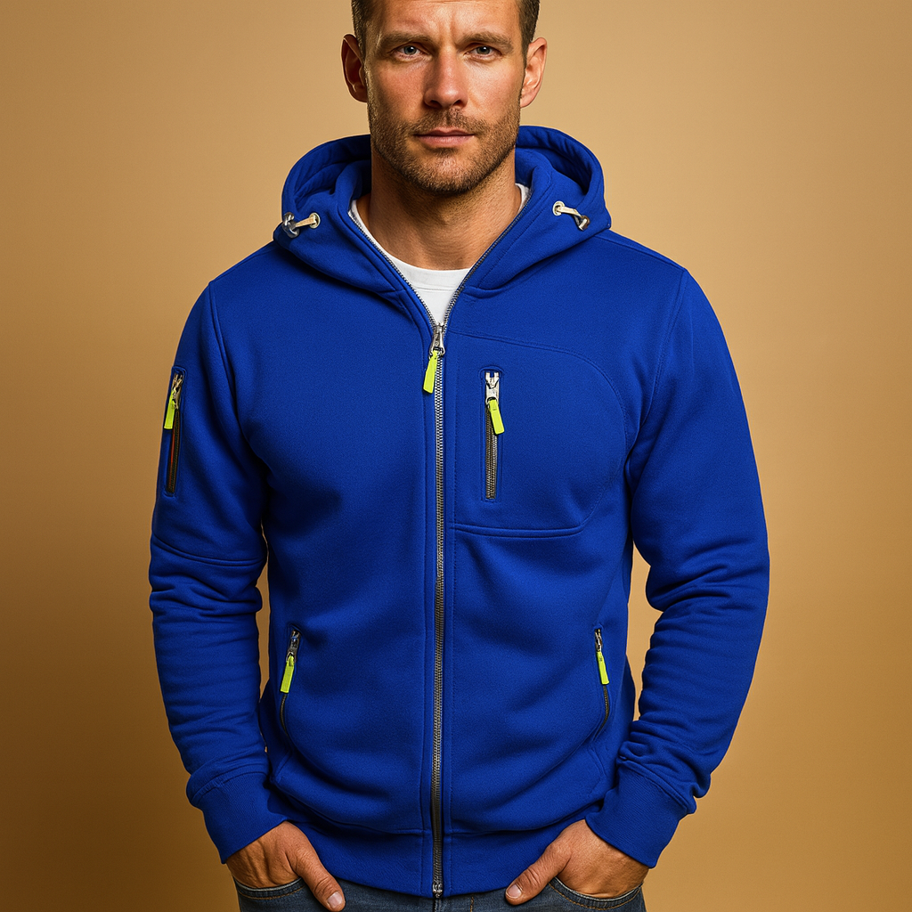Heren Hoodie met Rits | Comfortabel en veelzijdig