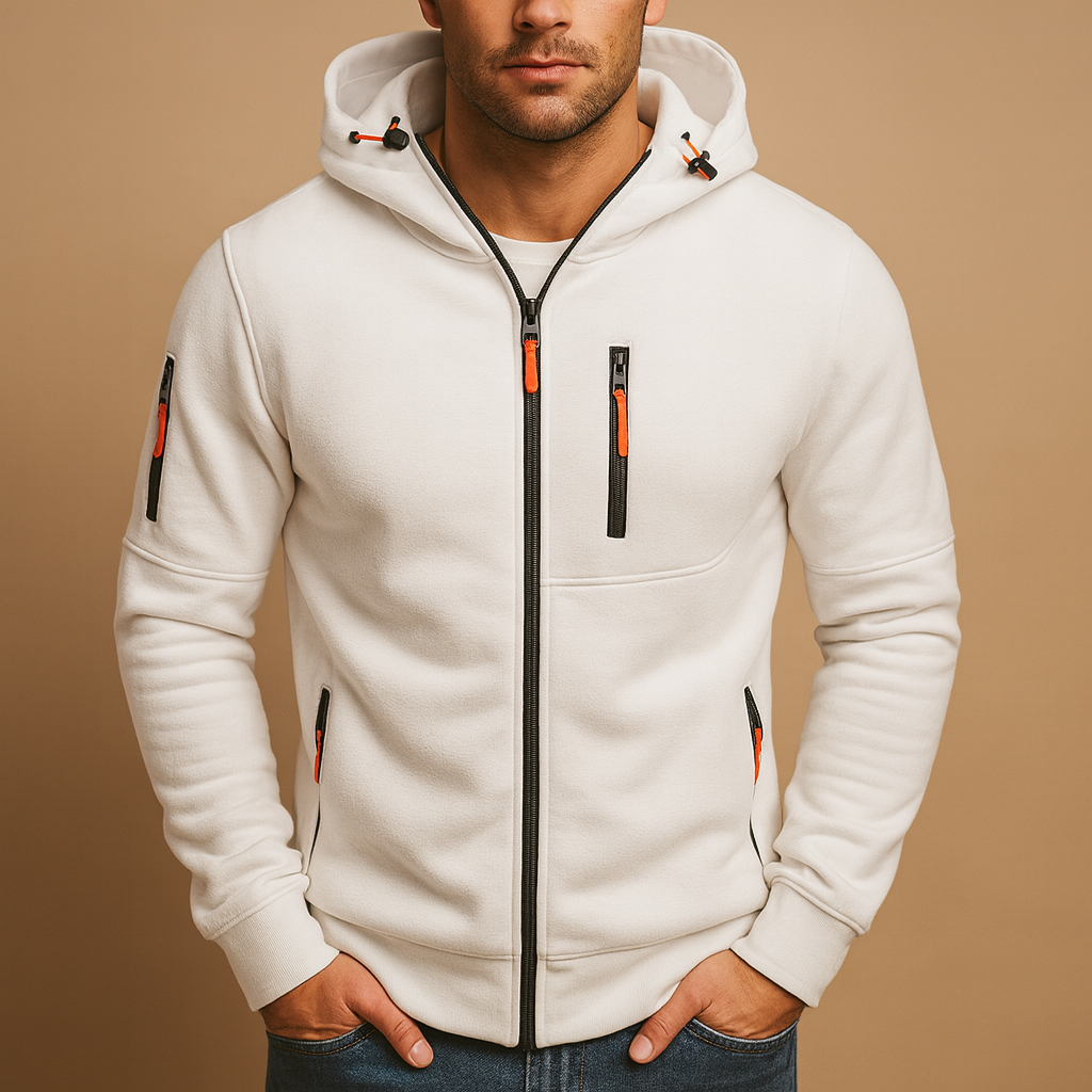 Heren Hoodie met Rits | Comfortabel en veelzijdig