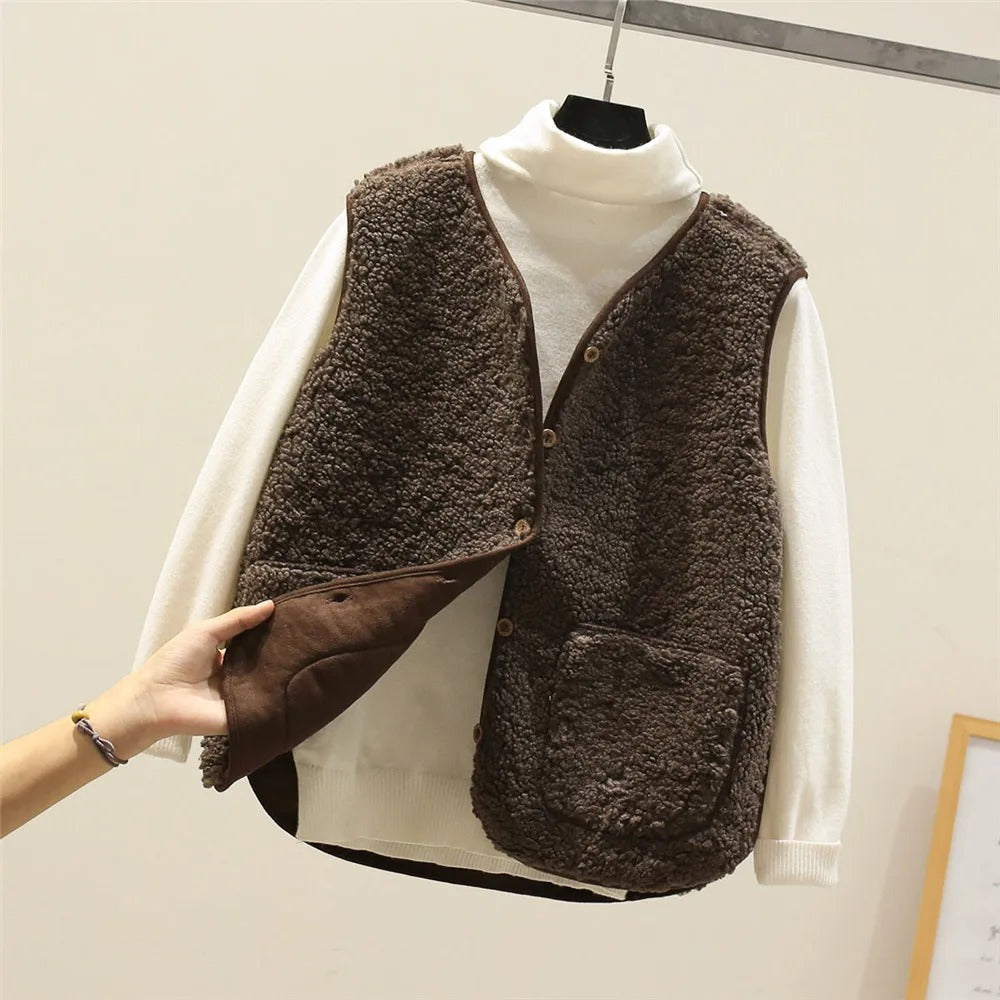 Dames Gilet Teddy | Trendy casual look met relaxed fit
