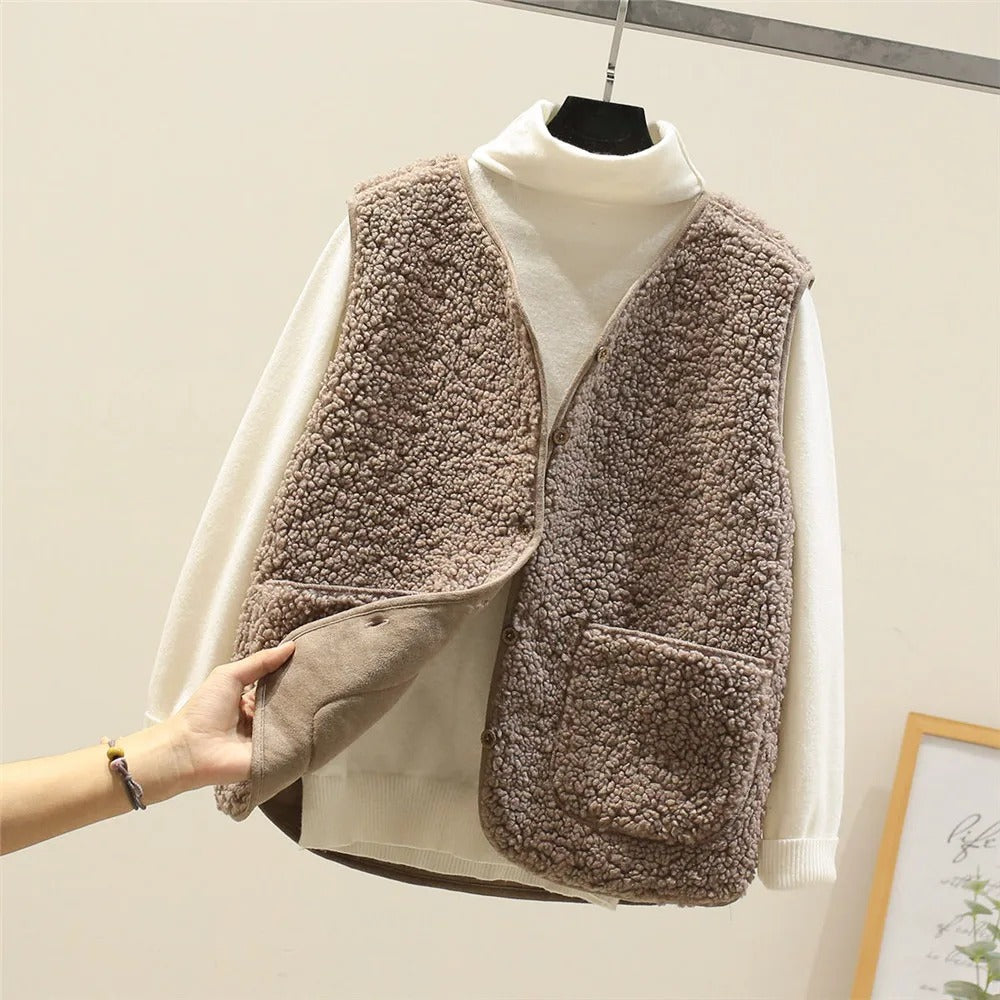 Dames Gilet Teddy | Trendy casual look met relaxed fit
