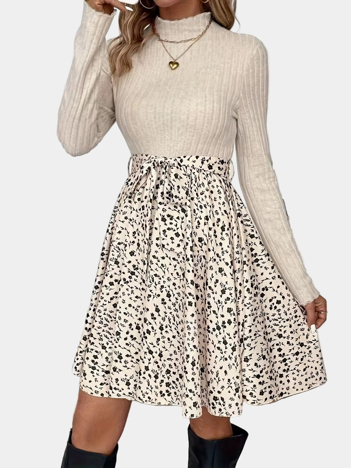 Dames Jurk met Bloemenprint | Vrouwelijke charme en moeiteloos comfort