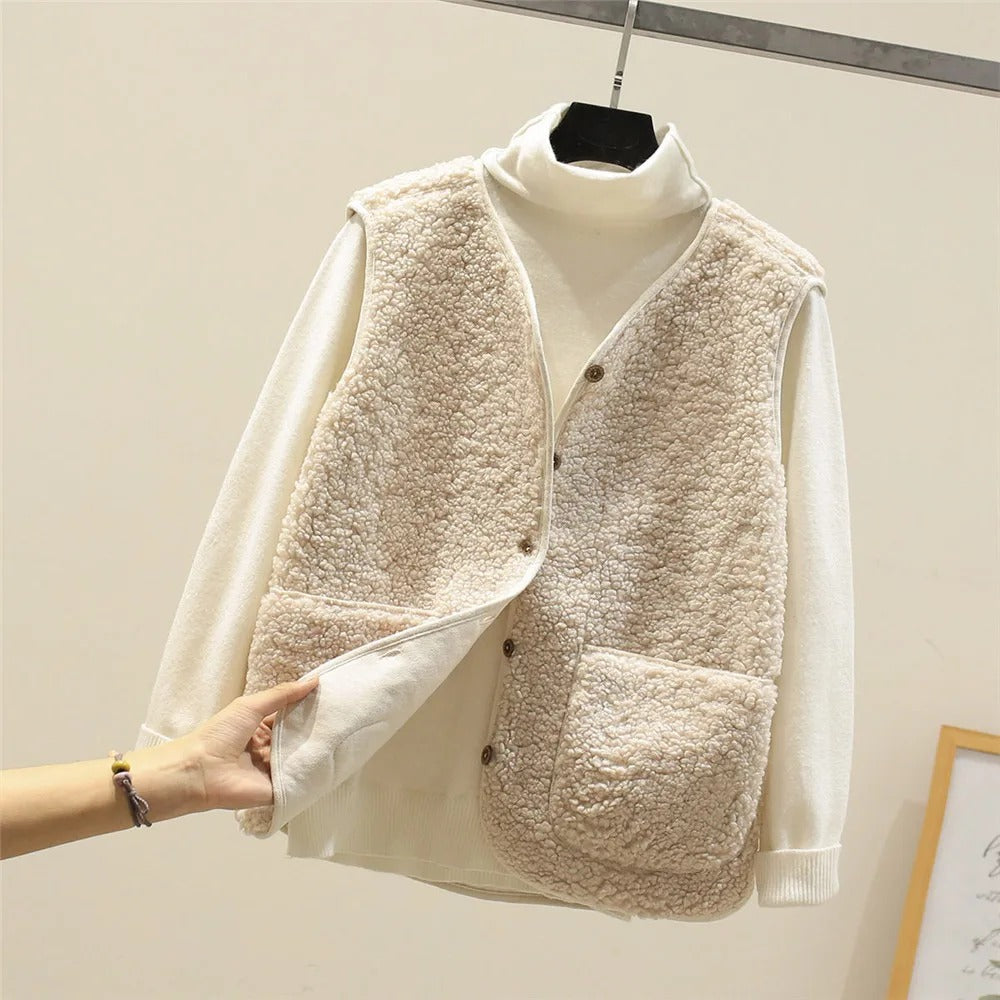Dames Gilet Teddy | Trendy casual look met relaxed fit