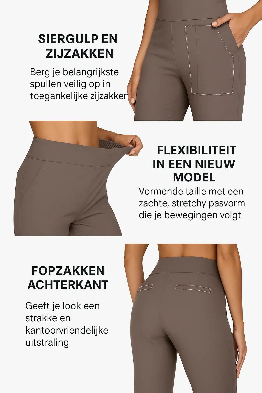Dames Broek met Stretch | Comfort, stijl en moeiteloze pasvorm