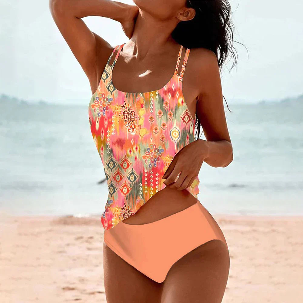 Romy – Dames tankini met hoge taille