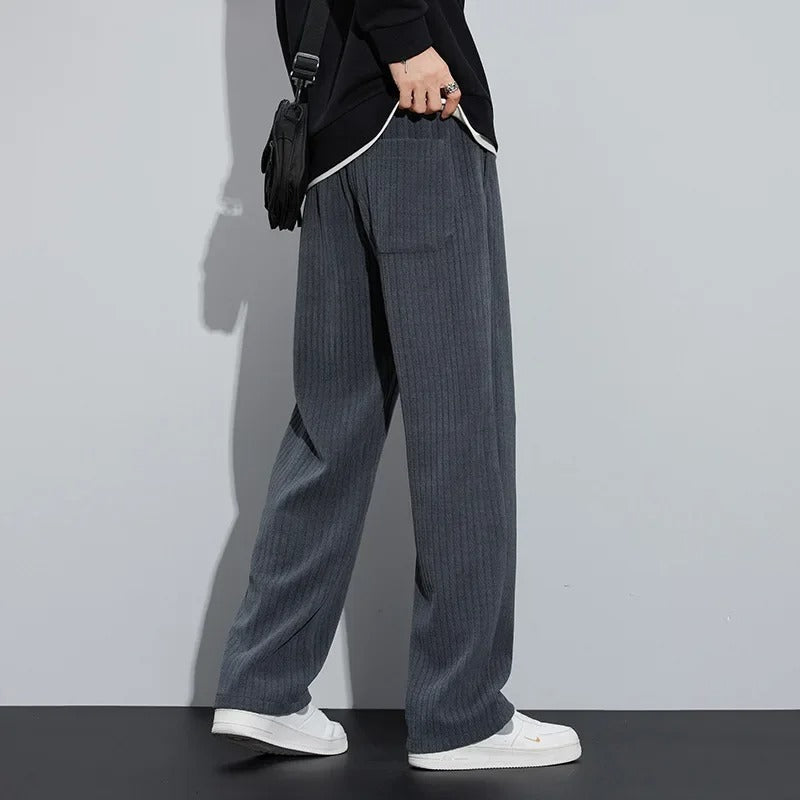Reno – Heren wide-leg jogger met relaxte fit