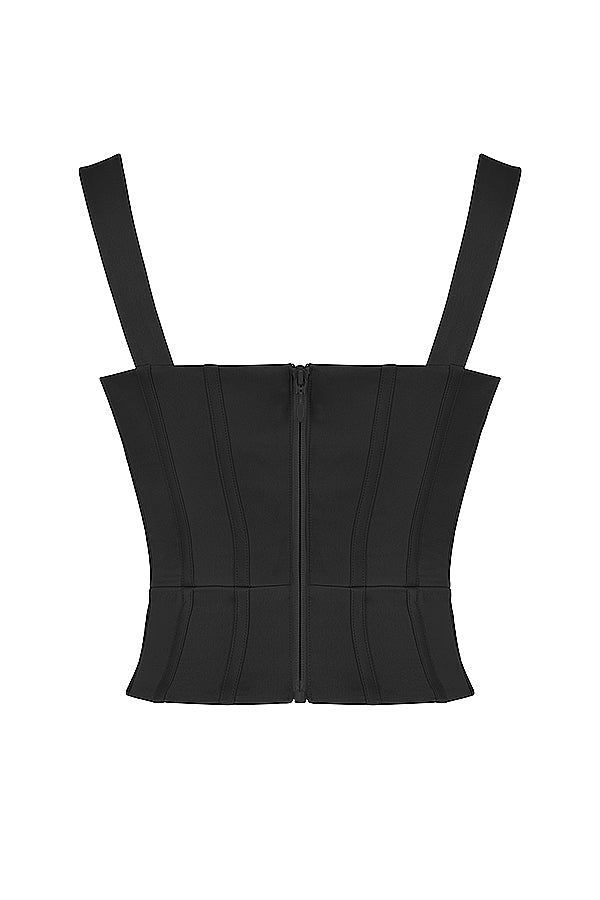 Aveline – Dames satijn korset met elegante pasvorm