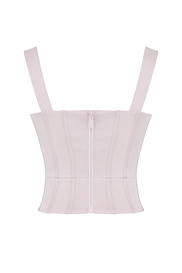 Aveline – Dames satijn korset met elegante pasvorm