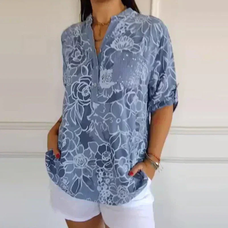 Dames Blouse | Luchtig en vrouwelijk met bloemenprint