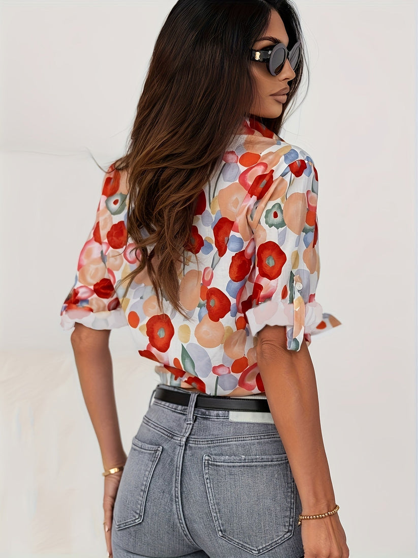 Dames Blouse met Bloemenprint | Vrouwelijk en stijlvol