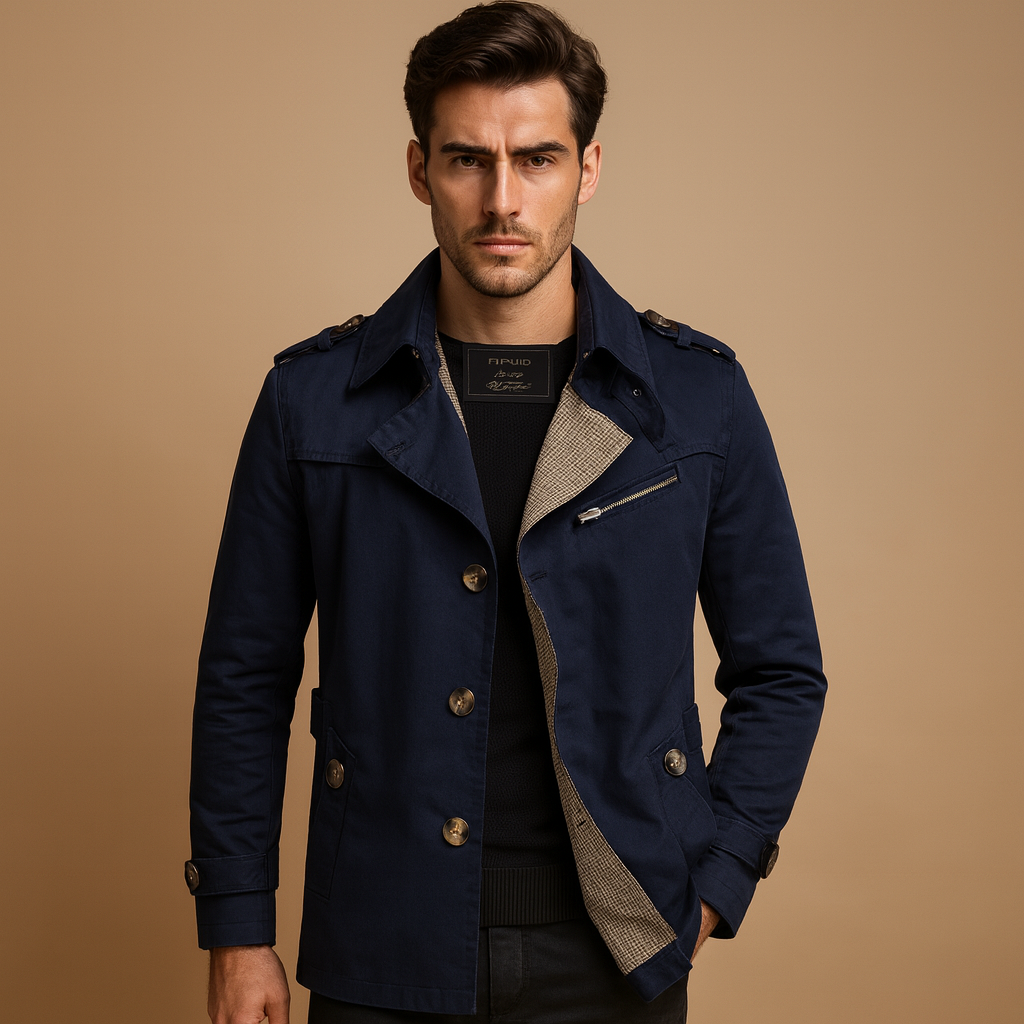 Heren Trenchcoat | Waterdicht en stijlvol voor elke gelegenheid