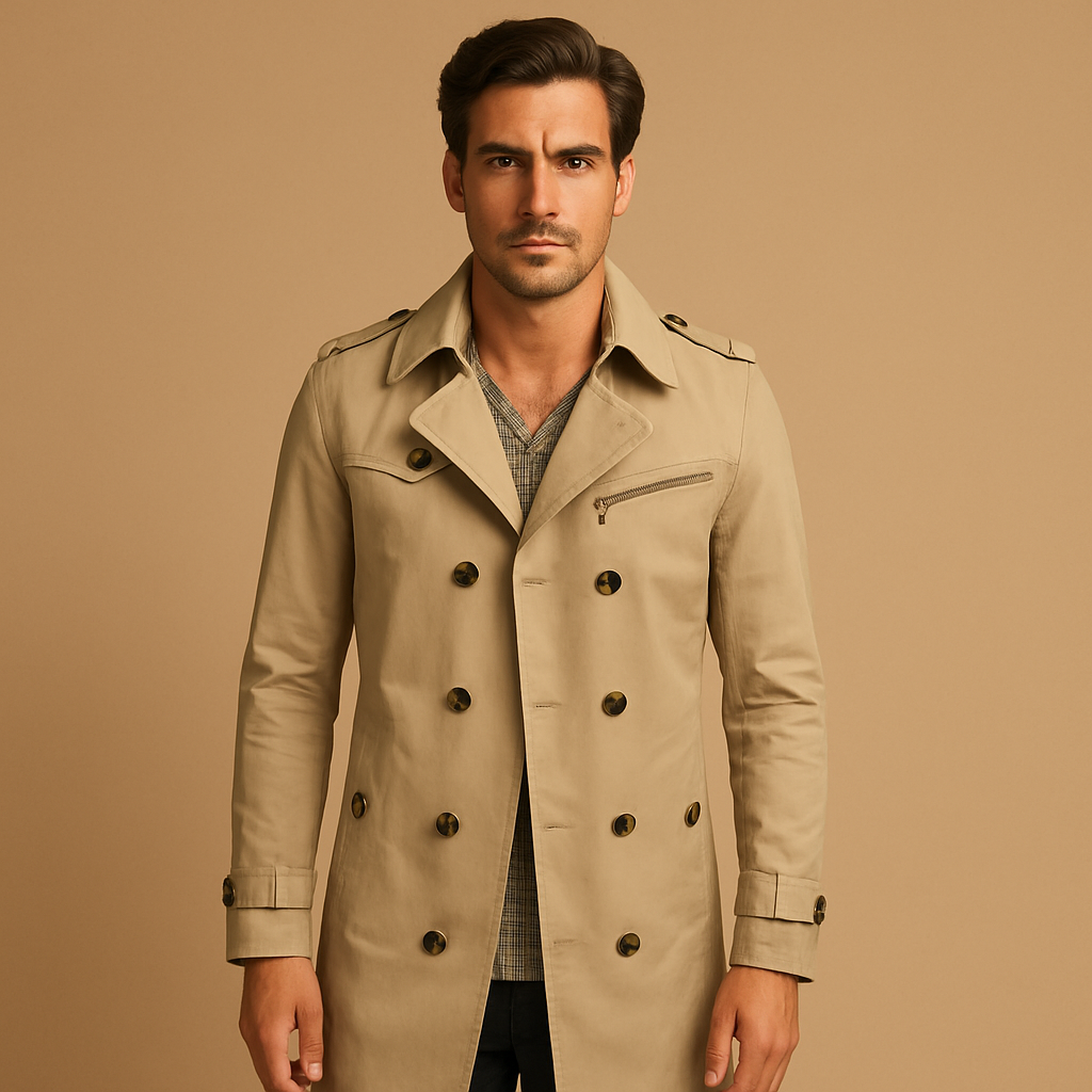 Heren Trenchcoat | Waterdicht en stijlvol voor elke gelegenheid