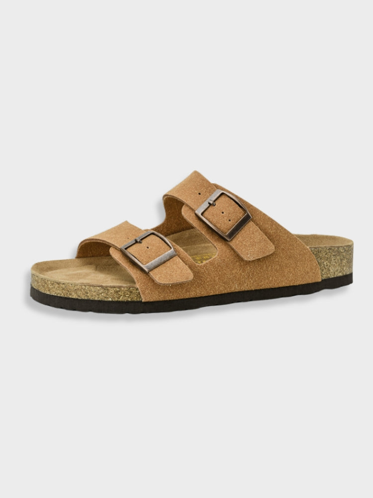 Ravi – Heren slippers met dubbele band en stijlvolle eenvoud