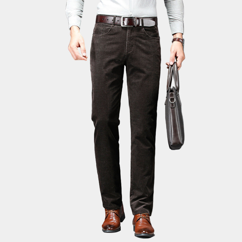Heren Corduroy Broek met Stretch | Zacht, stijlvol en comfortabel in beweging