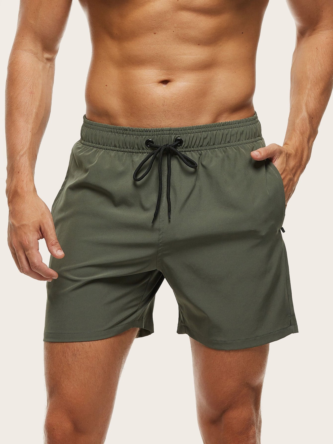 Sandro – Heren Zwembroek in Sneldrogend Design