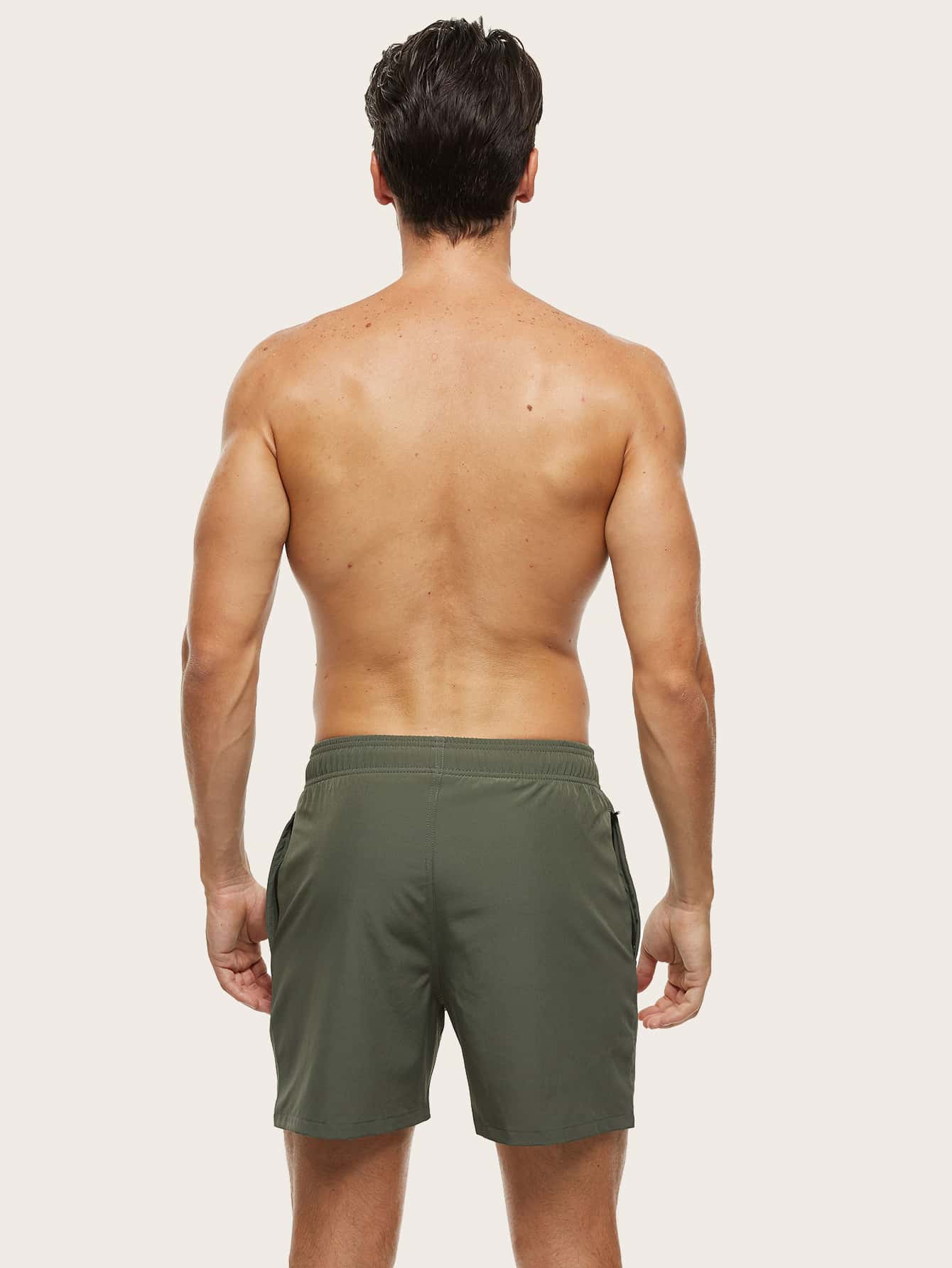 Sandro – Heren Zwembroek in Sneldrogend Design