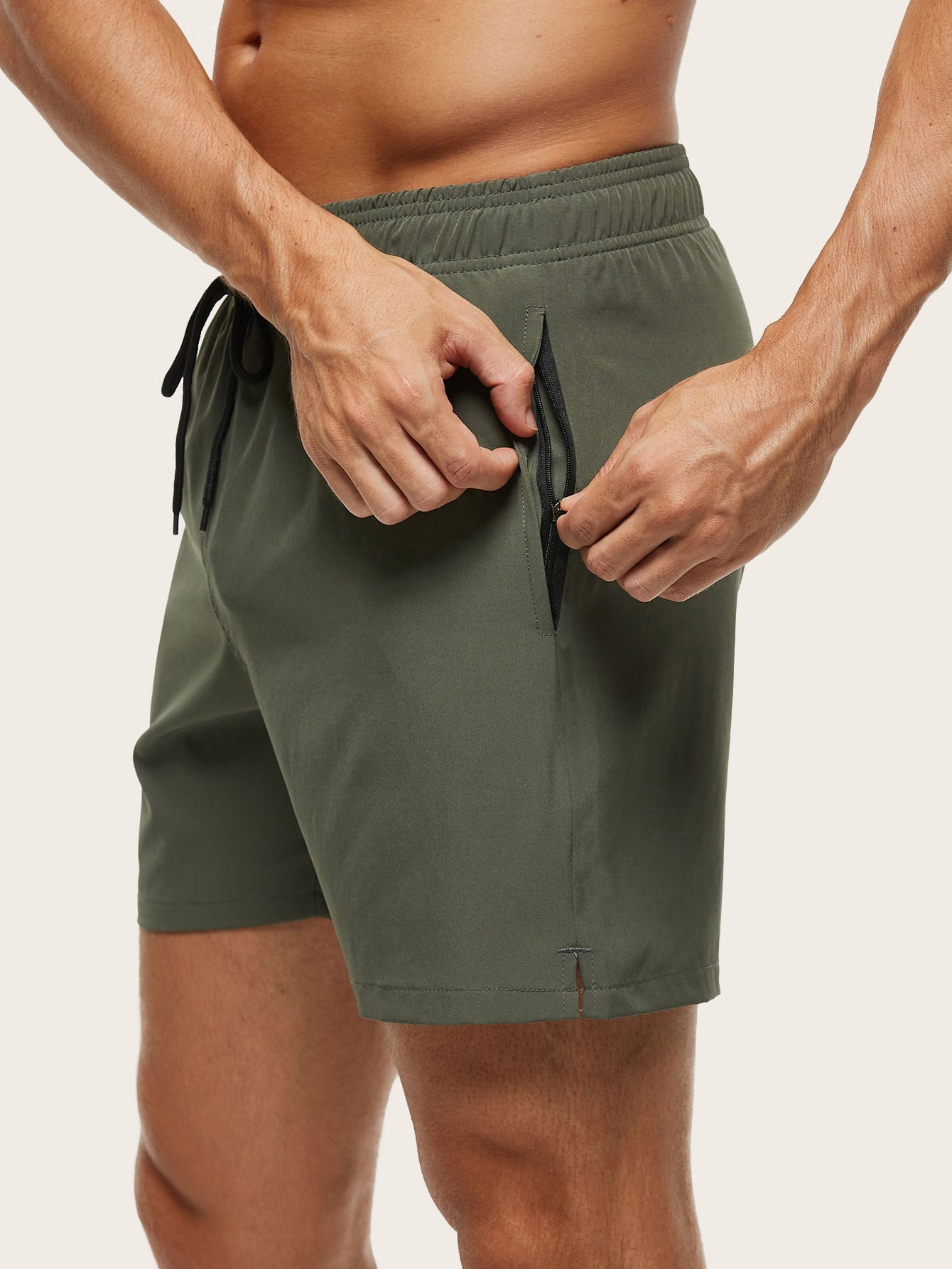 Sandro – Heren Zwembroek in Sneldrogend Design