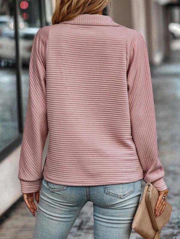 Dames Sweater met Col en Ritssluiting | Stijlvol comfort voor koelere dagen