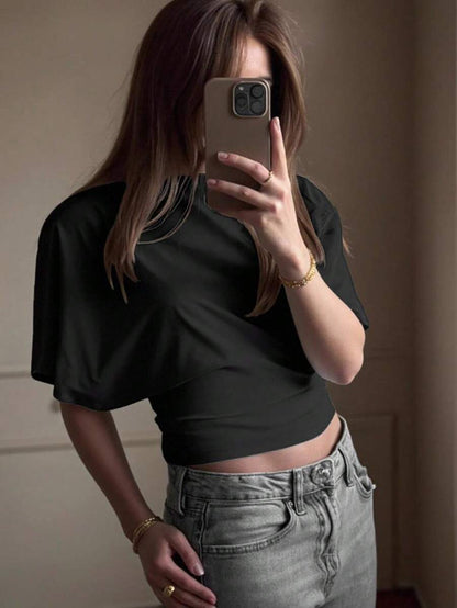 Ceyla – Dames losvallend T-shirt in trendy oversized stijl
