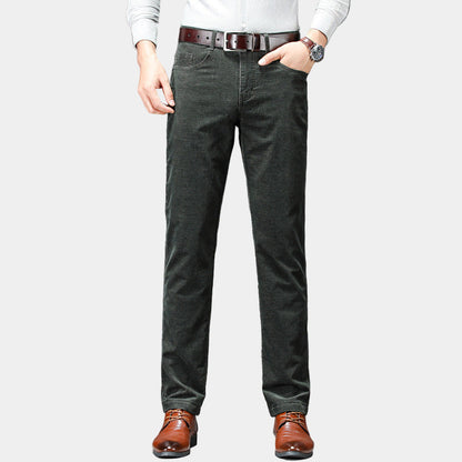 Heren Corduroy Broek met Stretch | Zacht, stijlvol en comfortabel in beweging