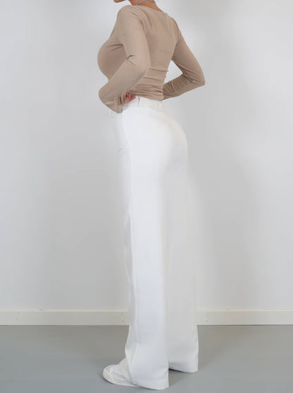 Marvella – Dames bootcut broek met tijdloze elegantie