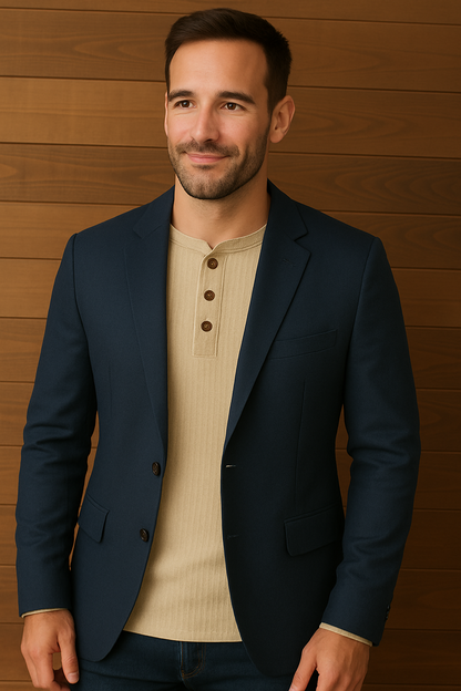 Heren Henley Shirt | Tijdloze stijl met modern comfort