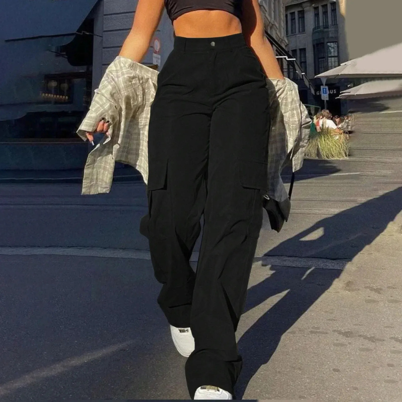 Dames Cargobroek High-Waist | Trendy, comfortabel met urban uitstraling