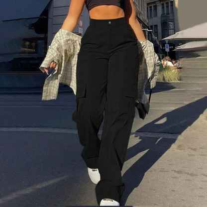 Dames Cargobroek High-Waist | Trendy, comfortabel met urban uitstraling