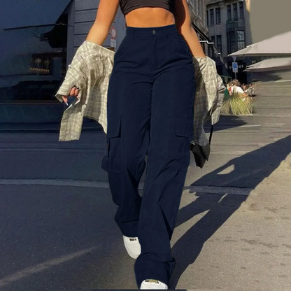 Dames Cargobroek High-Waist | Trendy, comfortabel met urban uitstraling