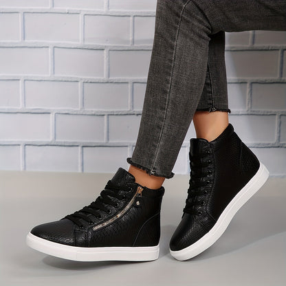 Vexa – Hoge dames sneakers met ritssluiting en urban flair