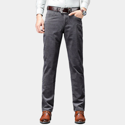 Heren Corduroy Broek met Stretch | Zacht, stijlvol en comfortabel in beweging