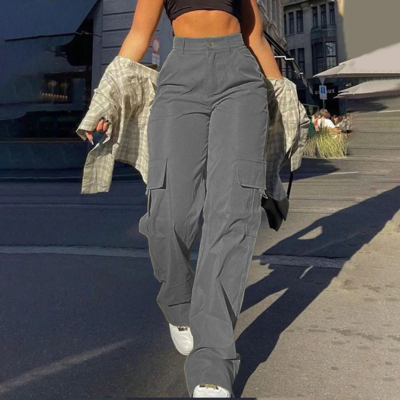Dames Cargobroek High-Waist | Trendy, comfortabel met urban uitstraling