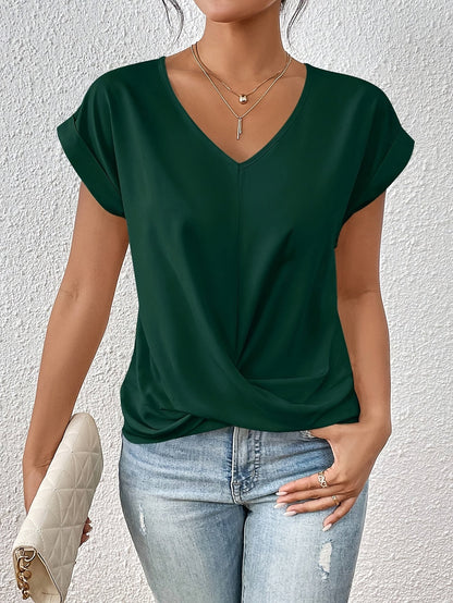 Dames V-Hals T-Shirt | Luchtig comfort voor elke dag